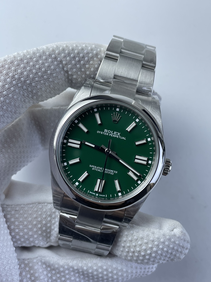 (준비완료/특급배송)NO.2328/ VS공장 롤렉스 오이스터퍼페츄얼 그린 다이얼 41미리