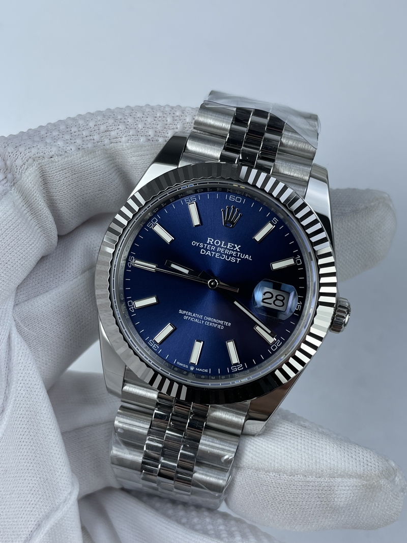(준비완료/특급배송)NO.2435/NM공장 롤렉스 데이저스트 41미리 블루 바 (강력추천)