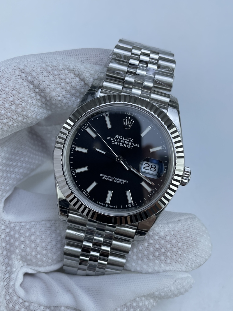 (준비완료/특급배송)NO.2981/VS공장 롤렉스 데이저스트 41미리 블랙 바인덱스 쥬빌레 플루티드