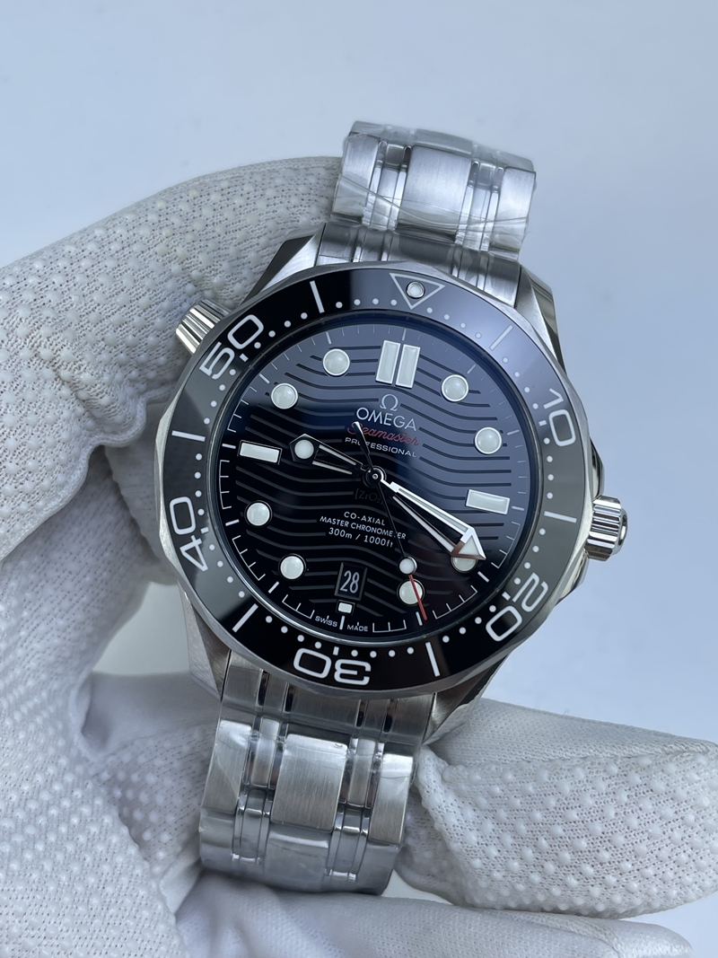 (준비완료/특급배송)NO.3133/VS공장 오메가 씨마스터 다이버 300 스틸 블랙다이얼V4 VS8800 (최신무브업버전)