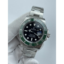 (준비완료/특급배송)NO.3479/QP공장 롤렉스 서브마리너 신형 41mm 블랙다이얼 그린세라믹 인서트 최신형 스타벅스