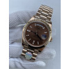 (준비완료/특급배송)NO.3713/QP공장 롤렉스 데이데이트40 로즈골드 텅스텐 브라운바게트다이얼